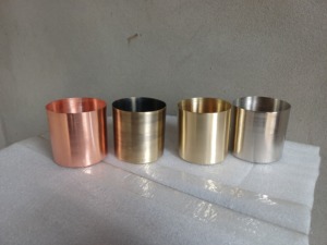 Golden Candlestick Holder Set for Wedding Christmas Valentine's Day Birthday-Durable Aromatherapy Candle <b>Jar</b> - Product Image 5