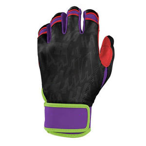 Gants de frappe de baseball de haute qualité, professionnels, à manchette courte, en cuir, haute performance, unisexes, pour hommes - Product Image 4