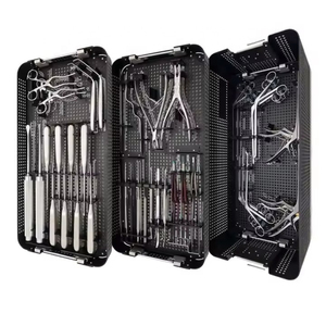 Ensemble d'instruments chirurgicaux en acier inoxydable, outils manuels, plateaux organisés pour la chirurgie générale, certifié CE classe I, livraison gratuite - Product Image 1