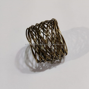 Aros para servilletas de lujo, servilleteros para decoración de mesa en bodas y fiestas en acabados personalizados para decoración del hogar - Product Image 5