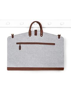 Sac de Voyage Pliable en Cuir et Toile de Haute Qualité pour Vêtements, Housse de Transport Robuste à Fermeture Éclair pour Hommes LCGB-0002 - Product Image 5