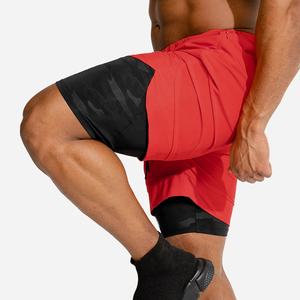 Stylish Outdoor Wear Men's Shorts Fashionable Style Casual Wear Sports Gym Running Wear Double <b>Layer</b> Drawstring Shorts - Product Image 3