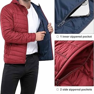 Chaqueta Acolchada Personalizada de Nuevo Estilo con Alta Calidad, Chaqueta Acolchada al por Mayor con Logotipo y Diseño Personalizados para Hombre - Product Image 2