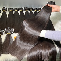 Vente en gros d'extensions de cheveux à trame droite 100% cheveux bruts non transformés Top 1 fournisseur d'extension de cheveux humains au Vietnam