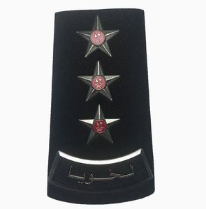 Épaulettes d'uniforme personnalisées en métal magnétique avec sequins brodés et franges - Product Image 3