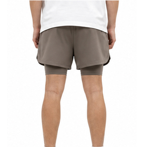 Shorts de bain pour hommes personnalisés, écologiques, imperméables, respirants, coupe-vent, séchage rapide, légers, en Spandex/Polyester, pour sports d'été - Product Image 4
