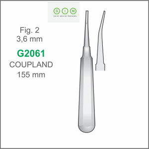 MELPEX BEAUTY INSTRUMENTS Élévateur dentaire à pointe droite 3,0 mm en acier inoxydable 420, manche creux 140 mm, autoclavable, chirurgical - Product Image 3