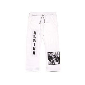 Trajes de Jiu Jitsu Premium Albino y Preto Batch 61 Grappling Force (Blanco), Uniforme de Entrenamiento de Algodón Resistente - Product Image 3
