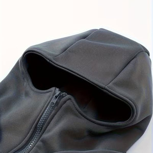 Sweat à capuche tactique d'extérieur 100% coton vert, pull épais d'hiver pour homme, couleurs et tailles personnalisables - Product Image 3