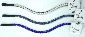 Bandeau de tête en cuir indien de qualité supérieure avec incrustation de cristaux Rivoli Diamante de 10 mm, accessoires de bridon, vente en gros - Product Image 4