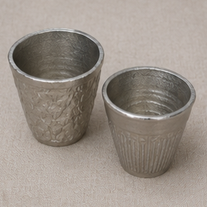 Silver Hammered <b>Candle</b> with Single <b>Wick</b> Scented Luxury Soy Wax Minimalist Decor new Gift Modern Tabletop Home Fragrance - Product Image 3
