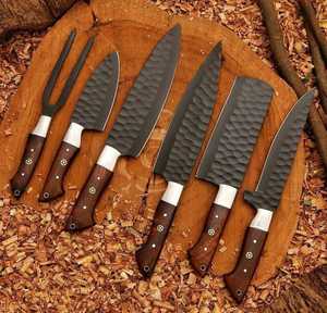 Coffret de Couteaux de Chef en Acier Carbone de Qualité Professionnelle LEGACY BLADES avec Manche en Bois de Rose – Fournisseur en Gros d'Ustensiles de Cuisine - Product Image 4