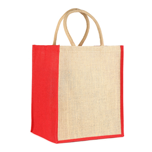 Sacs isothermes pliables en jute Double R, fermeture ouverte, écologiques, durables, imperméables, capacité personnalisée, livraison de repas de 7 pouces - Product Image 1