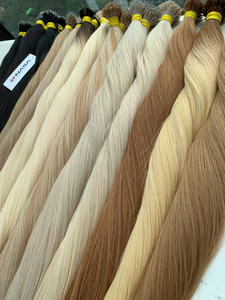 Prix de gros Extensions de cheveux à la kératine 100% cheveux vietnamiens 100 grammes Couleurs claires Super Double dessiné 80 cm Naturel Droit - Product Image 5