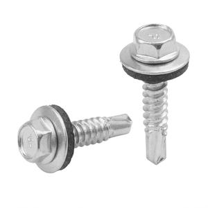 Tornillos para Techo de Acero Inoxidable con Cabeza Hexagonal y Arandela, Métricos/Pulgadas, Autoperforantes, Fabricados en Taiwán - Product Image 3