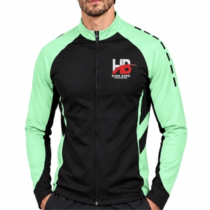 Jersey de Ciclismo Personalizado para Hombre, Manga Larga con Cierre Completo, Moderno, Activo, Flexible, de Calidad, 100% Poliéster - Product Image 1