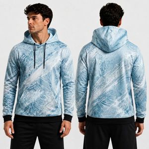 Sudadera con Capucha de Forro Polar Midnight Cosmos Galaxy, Tejido Térmico Denso, Transpirable, Calidad Premium, Sudadera para Exteriores para la Temporada de Frío - Product Image 3