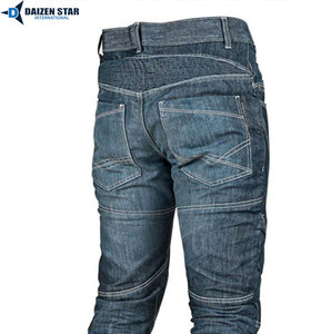 Custom Logo Front Breathable Motorcycle Riding Denim Jeans Polyester/Cotton Protective Biker Pants OEM ODM - Product Image 6