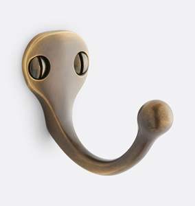 ตะขอทองเหลืองขายดี ตะขออลูมิเนียมเหล็กอเนกประสงค์แบบกำหนดเอง สำหรับแขวนเฟอร์นิเจอร์ ตู้เสื้อผ้า ตะขอแขวนสำหรับห้องนอน - Product Image 3