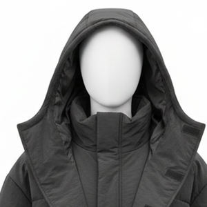 เสื้อแจ็คเก็ตพัฟเฟอร์แฟชั่นคุณภาพสูง ผ้าไนลอนยับ 100% พร้อมใยสังเคราะห์ 200 กรัมต่อตารางเมตร - Product Image 2