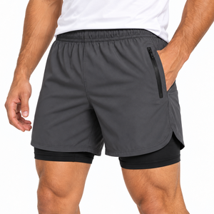 High Quality Men Fitness Running <b>Shorts</b> <b>Gym</b> Workout <b>Shorts</b> Stretch Fabric Quick Dry Sports <b>Shorts</b> Custom Bulk Order - Product Image 5