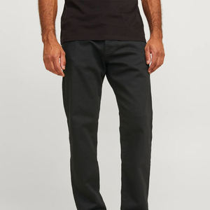 Pantalones Vaqueros de Mezclilla Elástica de Corte Recto para Hombre, Ecológicos, Transpirables, Lavado Claro, con Botones, Diseño Personalizado - Product Image 3