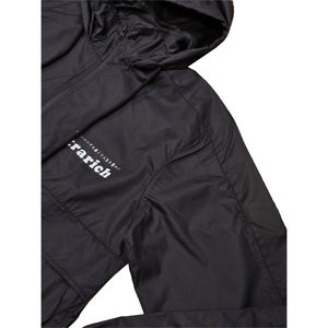 เสื้อแจ็คเก็ตซาฟารีแบบมีฮู้ดสำหรับผู้ชาย ระบายอากาศได้ดี กันน้ำ มีซิป ป้องกันลม ผ้าถักด้านหน้า สวมใส่สบาย บริการ OEM ผลิตจากไนลอน - Product Image 4