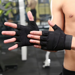 ถุงมือออกกำลังกาย ถุงมือยกน้ำหนักกันลื่น ป้องกันการลื่นไถลได้ดีเยี่ยม ถุงมือฟิตเนส ถุงมือปั่นจักรยาน ถุงมือยกน้ำหนัก - Product Image 4
