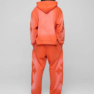 Conjunto Deportivo de Dos Piezas con Capucha y Estampado para Invierno, Chándal Informal para Correr, Conjunto Deportivo Personalizado con Bordado para Hombre - Product Image 2