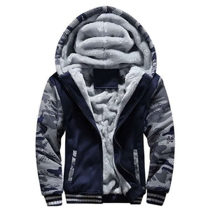 Autumn Winter Premium Cotton Hoodie 380g Heavy-Weight Fleece Lined Thicker Windproof Casual Men's Hooded <b>Jumper</b> - Product Image 3