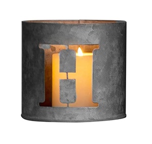 T-Candle en métal décoratif pour la maison moderne personnalisé support votif fer galvanisé dans la conception et la taille personnalisées - Product Image 1