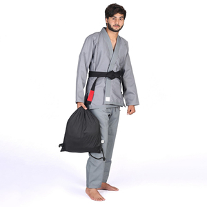 High Quality V-Neck Judo Uniforms Adults Custom Martial Arts Training Wear <b>Stretch</b> 100% Cotton Logo Printing Light Weight - Product Image 3