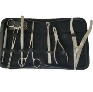 Pinces à éponges de précision avec poignée ergonomique en forme d'anneau, instrument médical réutilisable pour applications chirurgicales professionnelles - Product Image 4