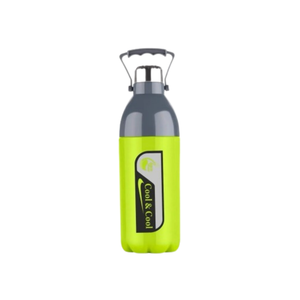 Lime Green <b>1.5L</b> and Pink 1000ml plastic <b>water</b> <b>bottle</b> set with carry handle reusable drinkware for gym school travel sports 50oz - Product Image 3