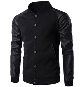 Chaqueta Varsity Clásica con Mangas de Cuero de Alta Calidad, Diseñada para Equipos Escolares, Deportes Universitarios y Moda Letterman - Product Image 2