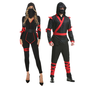 Disfraz Sexy de Ninja para Mujer, Conjunto de Asesina Ninja Negra de 3 Piezas - Product Image 5