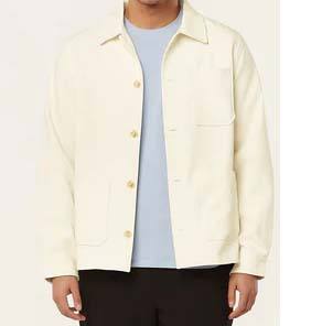 Veste de travail vintage unisexe en toile de coton OEM, respirante, épaisse, pour l'hiver, idéale pour l'extérieur, avec broderie - Product Image 4