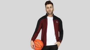 Red <b>White</b> Color Block Men's Windbreaker Jacket <b>Zip</b> Up Lightweight Outerwear for Streetwear - Product Image 3