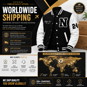 Fabricante de Chaquetas Varsity Personalizadas OEM, Chaqueta de Béisbol Letterman Premium al por Mayor, Chaqueta Bomber con Logotipo Bordado, Directo de Fábrica - Product Image 6