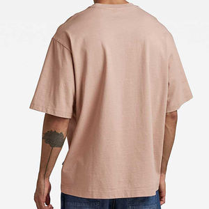 Camisetas al por mayor de primera calidad, camisetas extragrandes para hombre, impresión de logotipo personalizado, camiseta lisa extragrande para hombre - Product Image 3