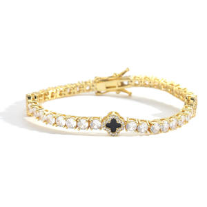 Bracelet tennis de luxe personnalisé en argent sterling 925 avec diamants de laboratoire, bijoux hip-hop pour hommes et femmes, prix d'exportation - Product Image 6