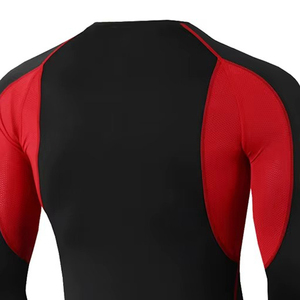 Concevez vos propres t-shirts de compression personnalisés, t-shirts de compression à manches longues, t-shirts de compression unis pour hommes de la meilleure qualité - Product Image 5