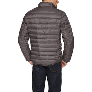 Chaqueta de Lona de Poliéster Azul Personalizada, Chaqueta Impermeable con Cuello Alto, Chaqueta Acolchada, Talla Regular, Opciones de Stock del Fabricante - Product Image 5