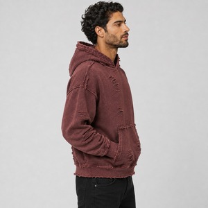Sudadera con capucha para hombre de alta calidad, diseñada con tela suave, corte relajado, apariencia moderna y comodidad duradera para un estilo casual urbano. - Product Image 2