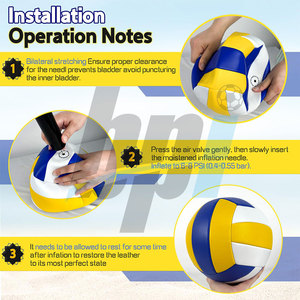 Accessoires sportifs les plus vendus Ballon de volley-ball en matériau durable Ballon de volley-ball avec logo personnalisé - Product Image 4
