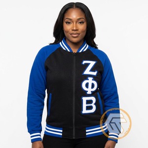 Chaqueta Universitaria Personalizada Zeta Phi Beta de GREEK TREASURES, Ropa de Sororidad, Alta Calidad, Transpirable, Forro Polar de Algodón de 220g, Secado Rápido - Product Image 3