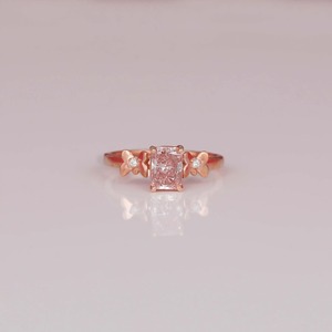 IGI certifié CVD laboratoire diamant cultivé en or massif coupe ovale bague de fiançailles bijoux faits à la main cadeau du fabricant indien - Product Image 4