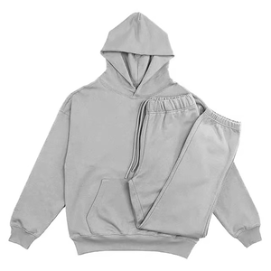 Conjuntos Deportivos de Dos Piezas con Logotipo Personalizado al por Mayor para Hombre y Mujer, Ropa Casual Cómoda para Correr, Chándal Liso con Sudadera - Product Image 4