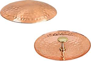 Pichet à eau en cuivre pur 70 onces, fait main, martelé, grande carafe, bienfaits ayurvédiques, style vintage pour la maison et les cadeaux - Product Image 4