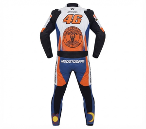 ชุดแข่งรถมอเตอร์ไซค์หนังพรีเมียมสั่งตัดพิเศษ MotoCP แบบชิ้นเดียว/ชุดขับขี่พร้อม Hump ระดับ 2 CE ผลิตตามขนาดที่สั่ง - Product Image 2